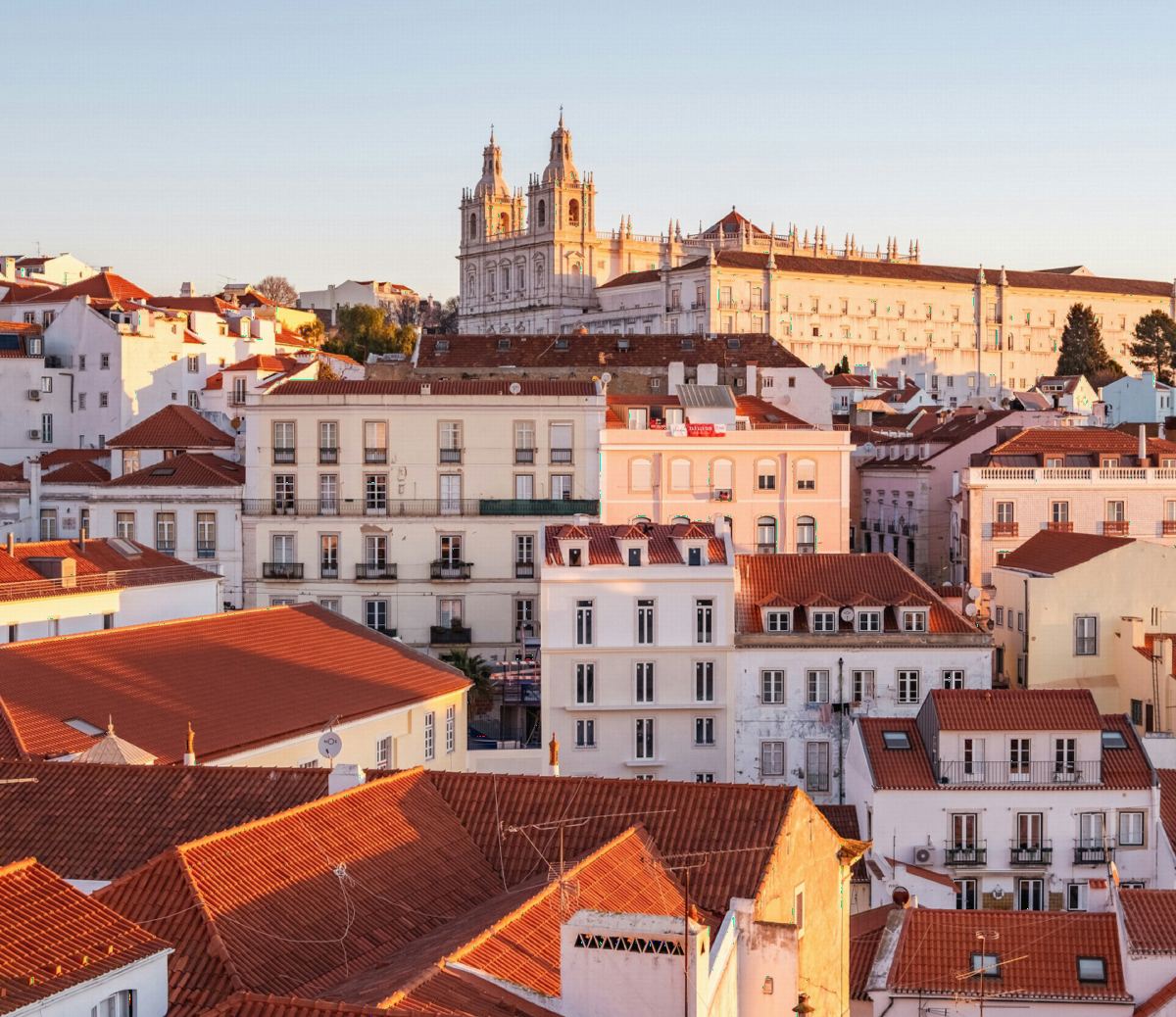 Morning over Alfama from Portas do Sol